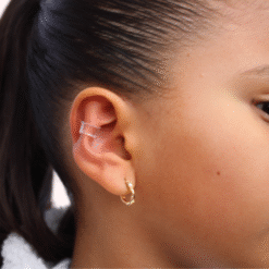 Clip corrector de oreja acrílico color TRANSPARENTE– disimula las orejas sin cirugía